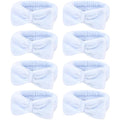 Semato 8 Pcs Blue Spa Headband Bachelorette Party Favor Set Skincare Headbands by Semato