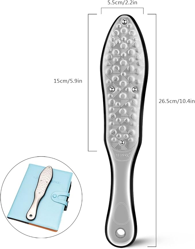 BEZOX Professional Foot File Callus Remover, Double Sided Pedicure Rasp - Image 6