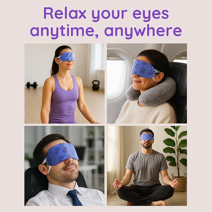 16 Pack Lavender Steam Eye Mask - Image 6