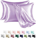 MR&HM Satin Pillowcase for Hair and Skin, Silk Satin Pillowcase 2 Pack by MRHM