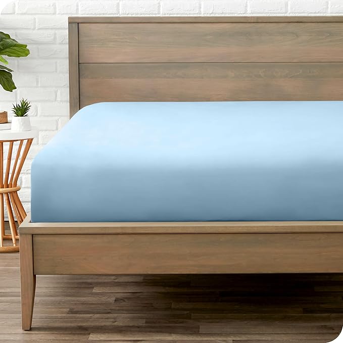 Bare Home Fitted Bottom Sheet Queen Size by BareHome