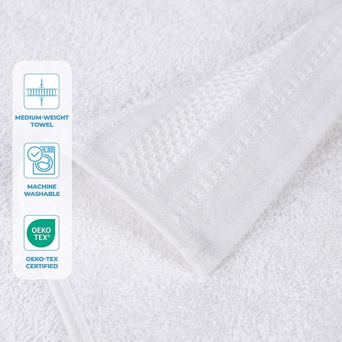 Superior Honeycomb Cotton Medium Weight Towels, - Image 6