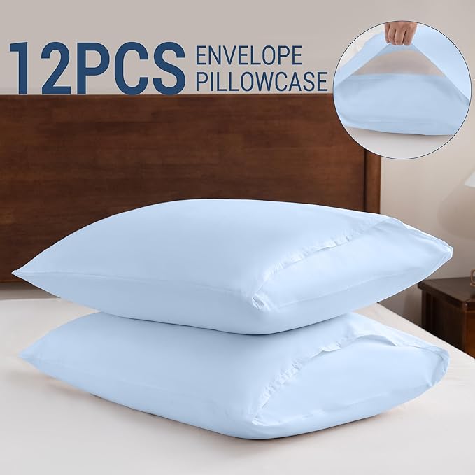 Pillowcases Queen 12 Pack, 20x30 Pillow Cases - Image 5
