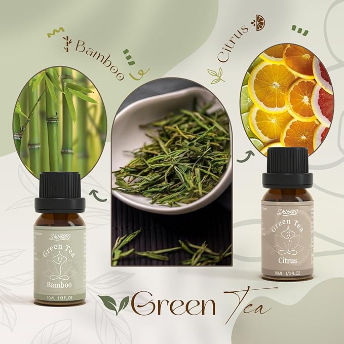SALUBRITO Zen Fragrance Oil Set, Tea Essential Oil - Image 5