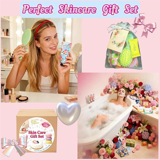 204PCS Spa Party Supplies for Women, Spa Party Favors Include Facial Masks - Image 5