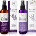 Lavender Spray Aromatherapy Mist Set of 2 – Natural Linen & Pillow Spray by BrookethorneNaturals