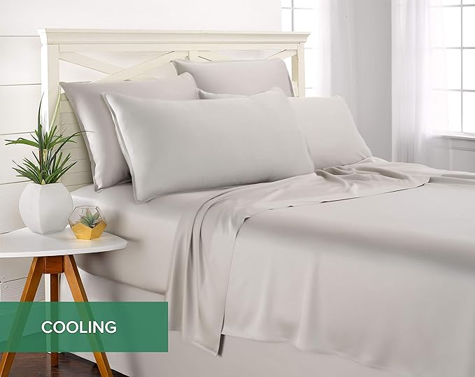 Pure Bamboo Split King Sheets, Genuine 100% Organic Viscose Derived from Bamboo - Image 5