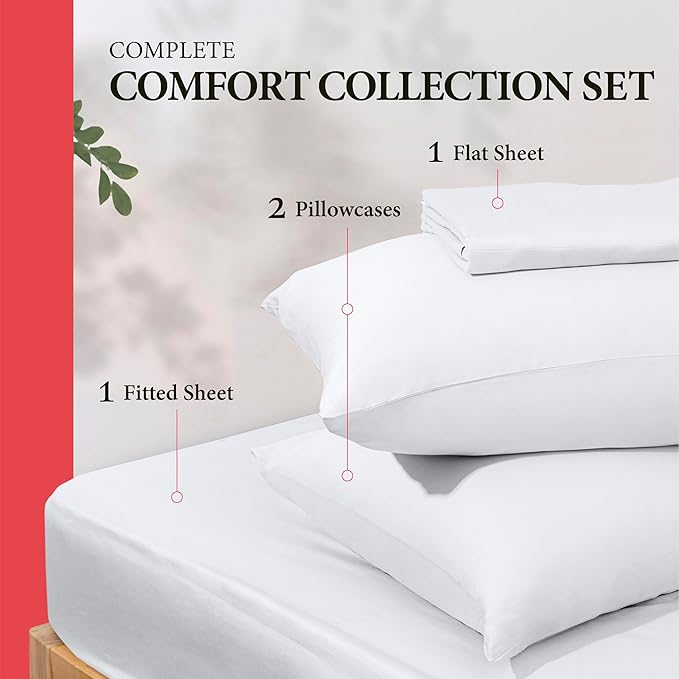100% Egyptian Cotton King Size Sheet Set - Image 3