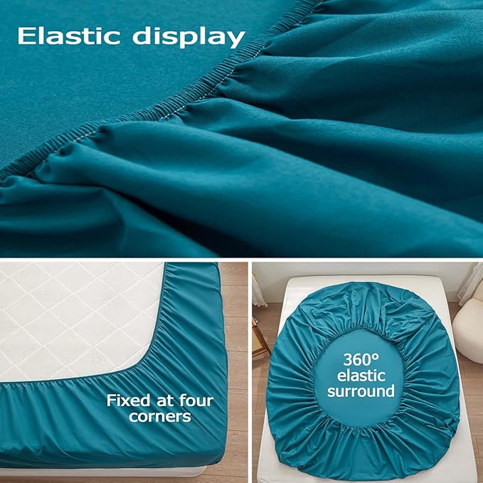 Bedding King Size Fitted Sheet Only - Image 4