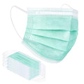 Borje Green Disposable Face Mask 100 Pcs Green Face Masks 3 Ply Protection Masks by Borje