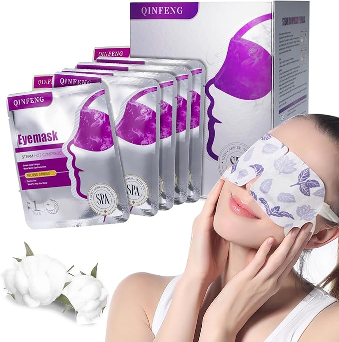 18 Packs Steam Eye Mask for Dry Eyes Self Heating Masks Cornea Care Rest - Image 8