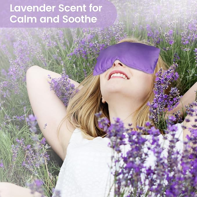 SuzziPad Lavender Eye Pillows for Relaxation - Image 5