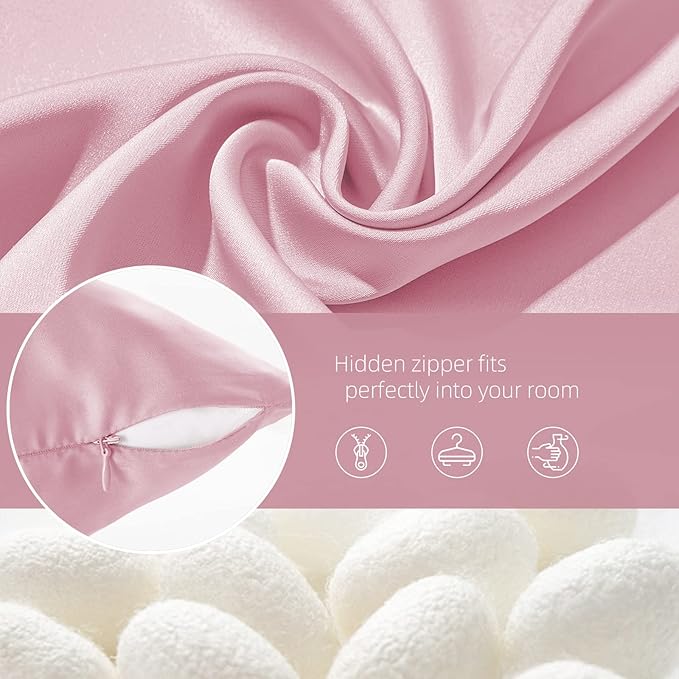 Silk Pillowcase for Hair and Skin Mulberry Silk Pillowcase Soft Breathable - Image 6