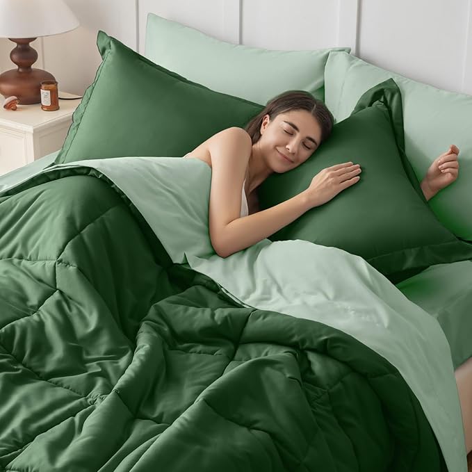 JOLLYVOGUE King Comforter Set, Ultra-Soft Bed in a Bag King Size 7 Pieces - Image 7