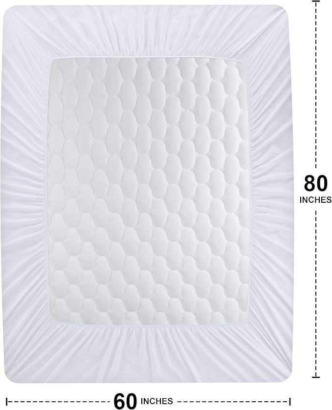 Utopia Bedding Waterproof Mattress Protector, Queen Mattress Pad, Noiseless - Image 4