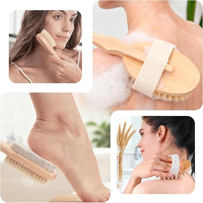 7 Packs Dry Brushing Body Brush Set - Image 4