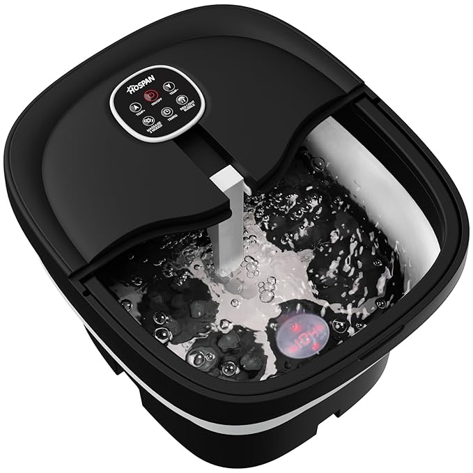 HOSPAN Collapsible Foot Spa Electric Rotary Massage, Foot Bath by HOSPAN