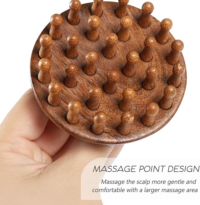 Wooden Scalp Massage Comb - Image 3