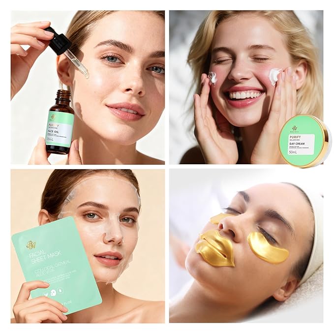 23 Pcs Mother's Day Gifts for Mom, Tea Tree Facial Skin Care Set, Bath and Body - Image 2