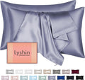 Silk Pillow Cases 2 Pack King Size by LYSHINSILKPILLOWCASES