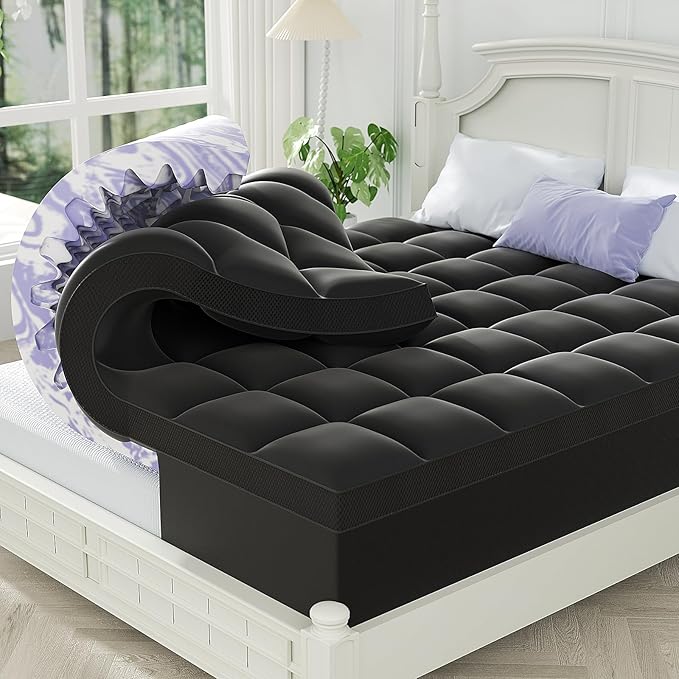 ChiXpace Dual Layer 5 Inch Memory Foam Mattress Topper King by ChiXpace