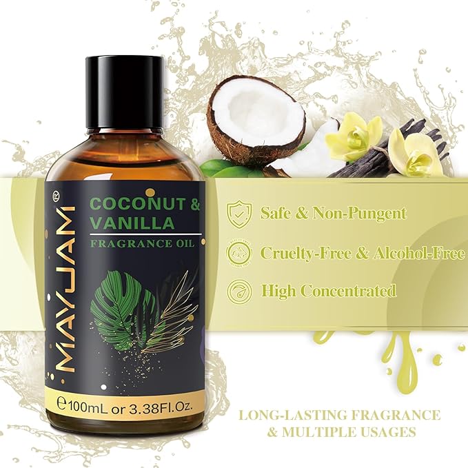 MAYJAM Coconut & Vanilla Fragrance Oils Essential Oil - Image 3