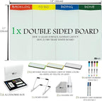 pmxboard Project Management Board Set, Combo Set XXL. Agile Project Management Mega Bundle Project Kit. Full Magnetic Kanban Board Set, Portfolio Management Board Set, Desktop Kanban Board Set, 3 in 1