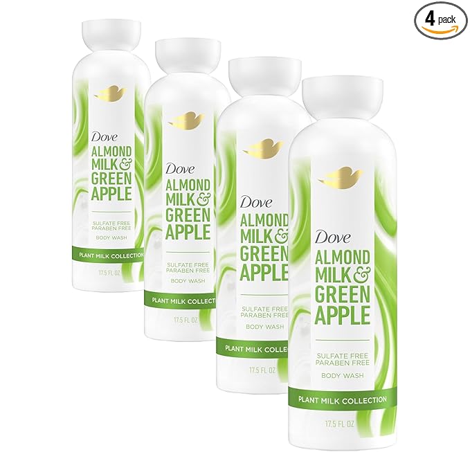 Dove Plant Milk Cleansing Body Wash Almond Milk & Green Apple by Dove