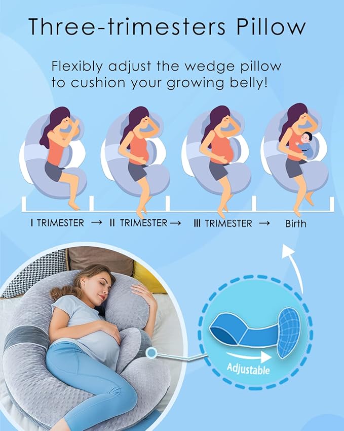 QUEEN ROSE Pregnancy Pillow E Shaped - Image 4