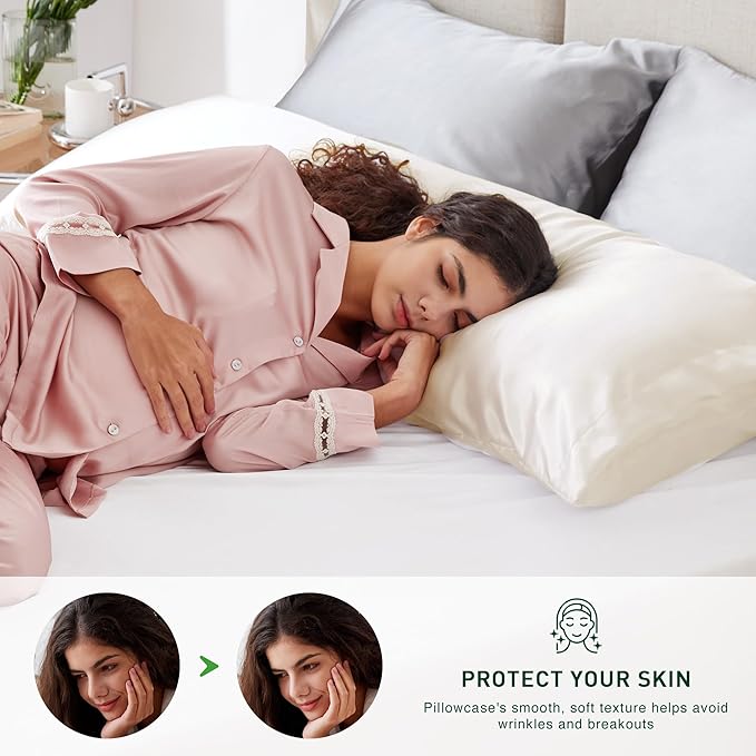 Love's cabin Satin Body Pillowcase 20x54, Cooling Pillow Cover - Image 3