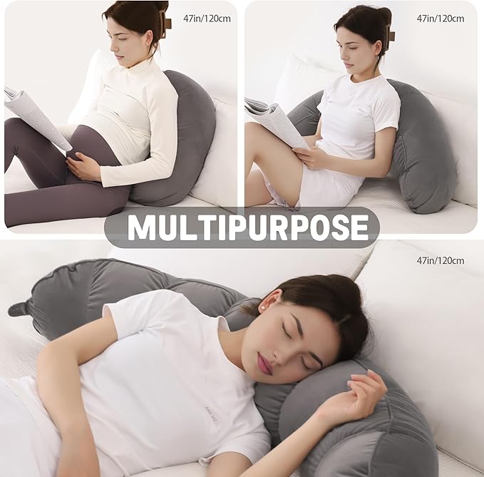 Peallow – Long Round Body Pillow - Image 6