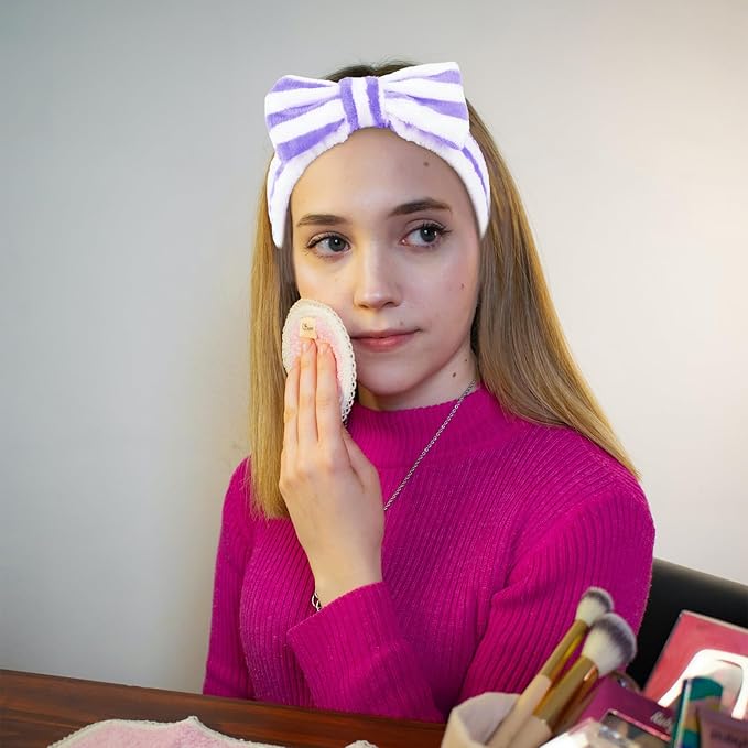 Ondder 8 Pcs Spa Terry Cloth Headbands - Image 3