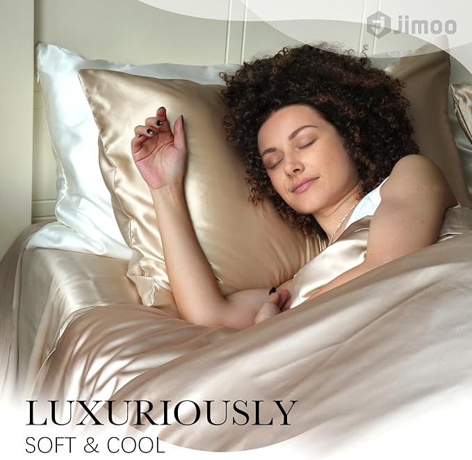 100% Mulberry Silk Pillowcase for Hair and Skin, 22 Momme Pure Natural Silk - Image 7