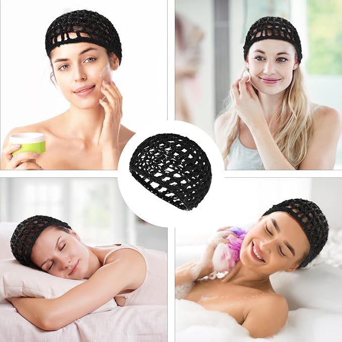 WLLHYF Wig Cap Thick Long Hair Caps Adjustable Net Mesh Braided Weaving Making - Image 8