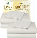 California Design Den 2-Pack Cotton Twin Sheet Sets by CaliforniaDesignDen