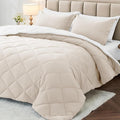 MUXHOMO 5 Pieces Twin Comforter Set, Reversible Bed in a Bag Twin Size by MUXHOMO