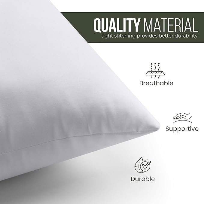 Utopia Bedding Throw Pillows – 14 x 14 Inches Down Alternative Pillows - Image 8