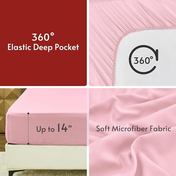 MUXHOMO 5 Pieces Twin XL Comforter Set, Reversible Bed in a Bag Twin XL Size - Image 8