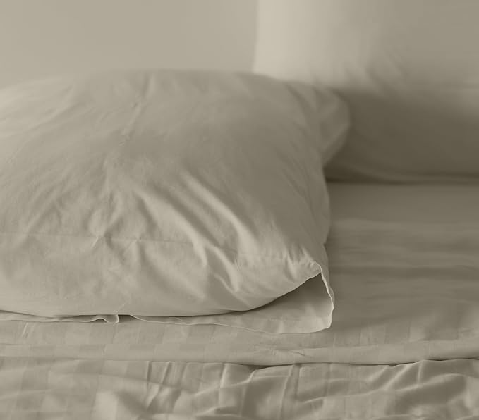 RUVANTI 100% Cotton Sheets – Queen Size Percale Bedding, Cooling & Breathable - Image 9