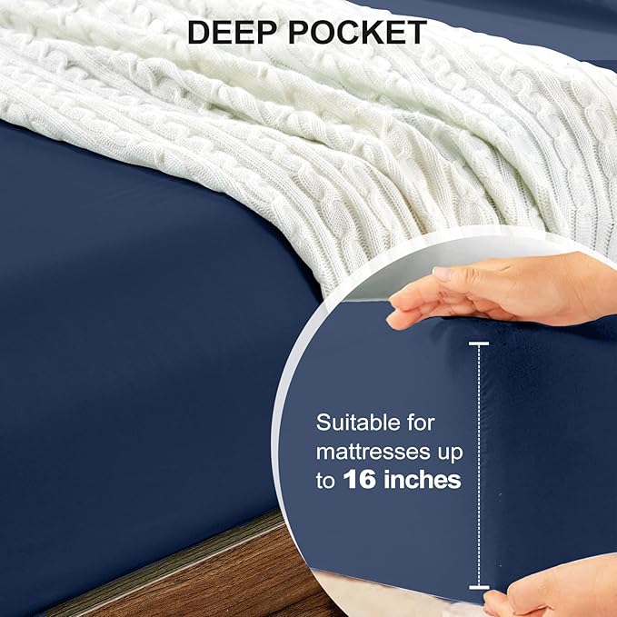 FreshCulture California King Fitted Sheet Only - Image 4