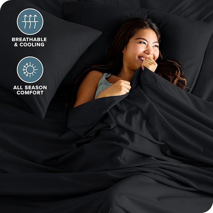 Bare Home Split Head Flex King Sheet Set - Image 4
