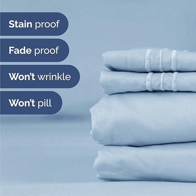 Queen Size 4 Piece Sheet Set - Image 5