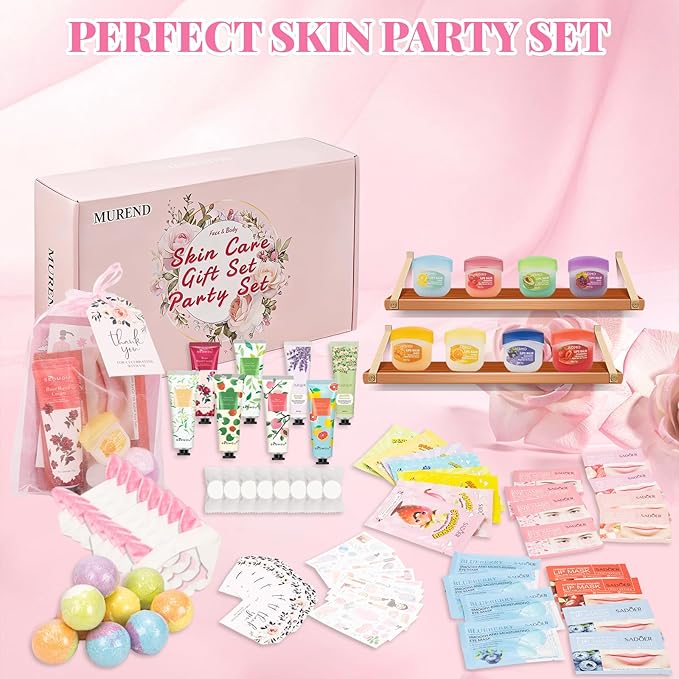 90PCS Spa Party Supplies for Girls, Sleepover Party Supplies for Girls - Image 7