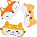 Haysandy 3 Pieces Sleep Mask for Kids Girls Cute Cat Sleeping Eye Cover Soft by Haysandy