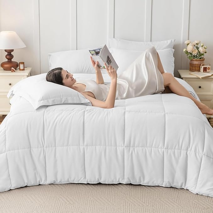 JOLLYVOGUE Full Comforter Set, Ultra-Soft Bed in a Bag Full Size 7 Pieces - Image 7