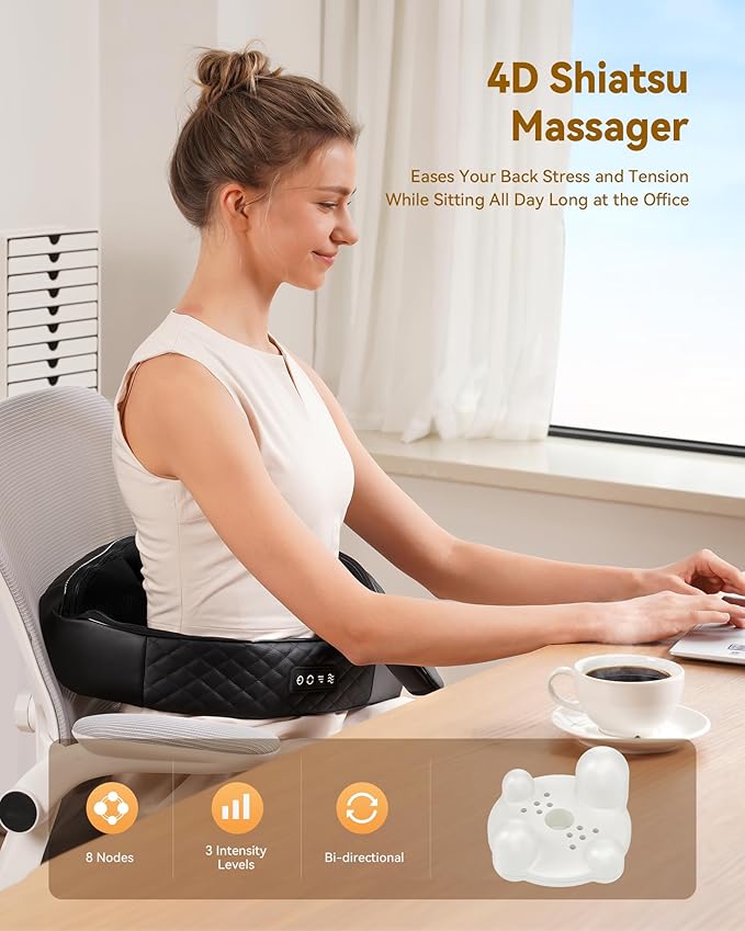 Shiatsu Neck and Back Massager - Image 8