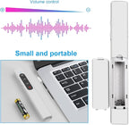 Presentation Clicker Wireless Presenter Remote with Hyperlink & Volume Remote Clicker for PowerPoint Office Classroom Presentation Remote Control Pointer Slide Advancer (Battery Included)