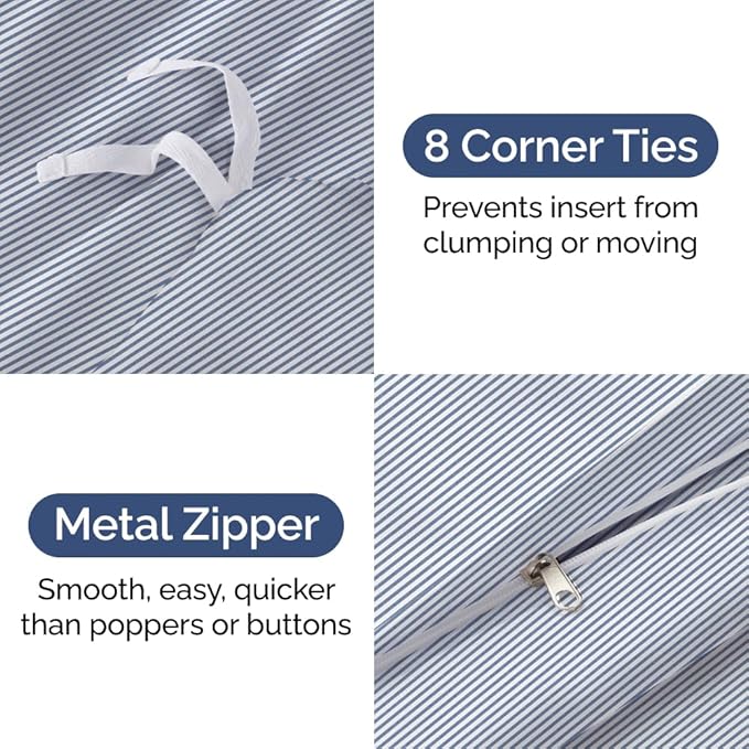 Duvet Cover Cal King Size Set - Image 4