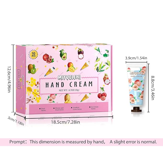 10 Pack Hand Cream Gift Set, Mothers Day Gifts, Moisturizing Hand Lotion Travel - Image 7