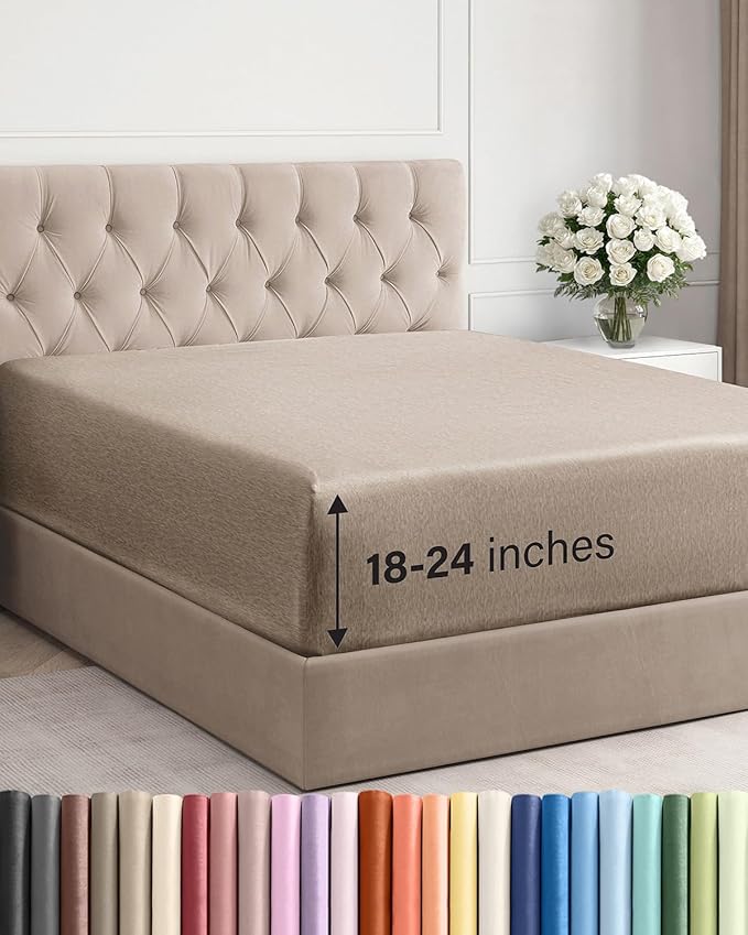 Extra Deep Cal King Fitted Sheet by CGKUnlimited